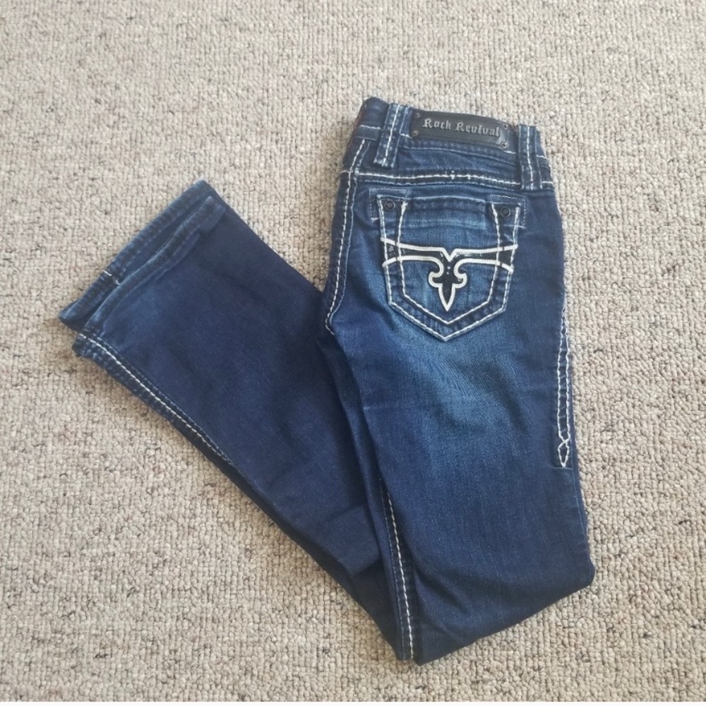 Ladies Rock Revival Eugenia Boot Jeans Siz…